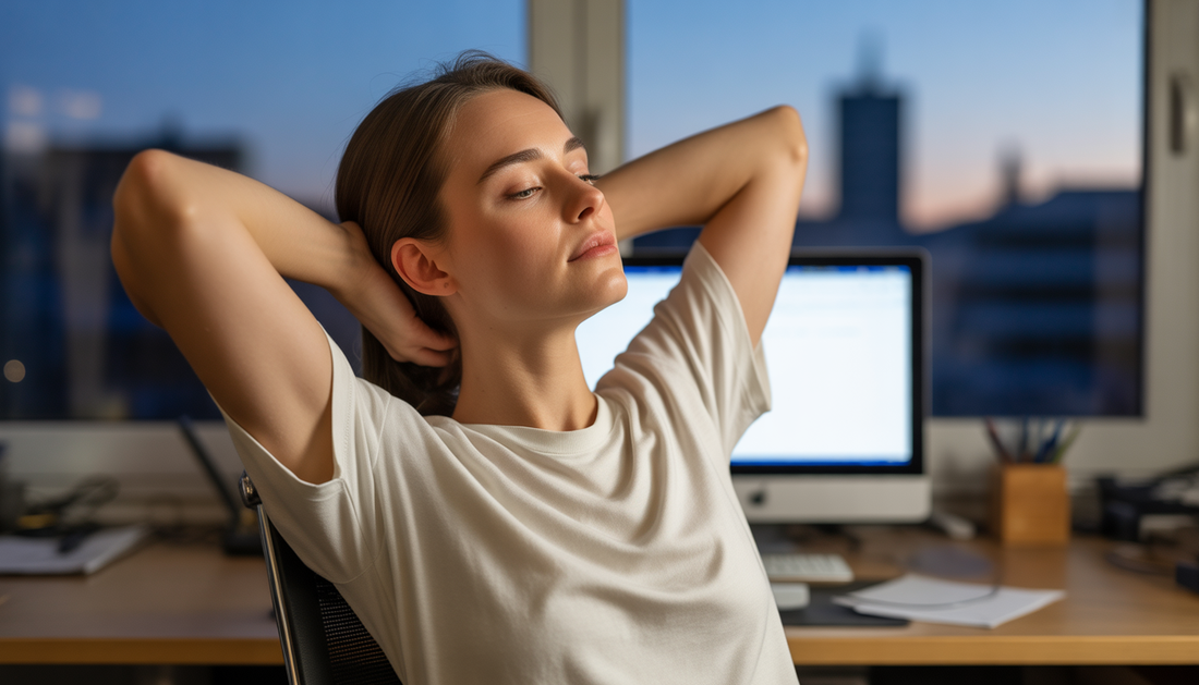 relâcher les épaules après une journée assise