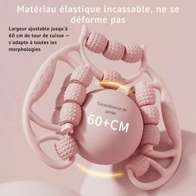 Masseur rouleau 18 roues – Tonifie, raffermit et réduit la cellulite | Rolivo™