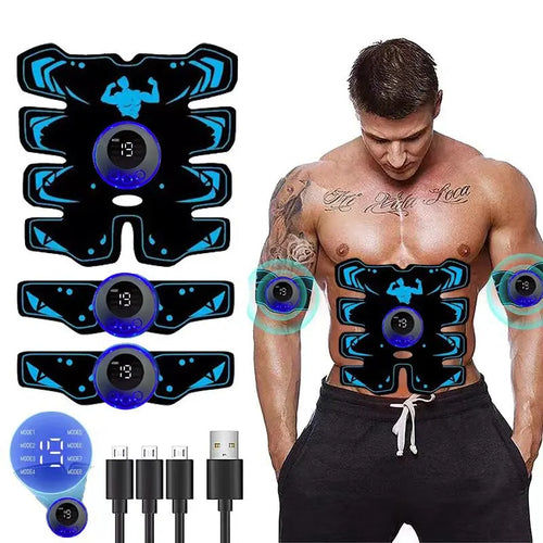 Stimulateur abdominal 3-en-1 rechargeable USB – Tonifie et raffermit l'abdomen | Vemoro™